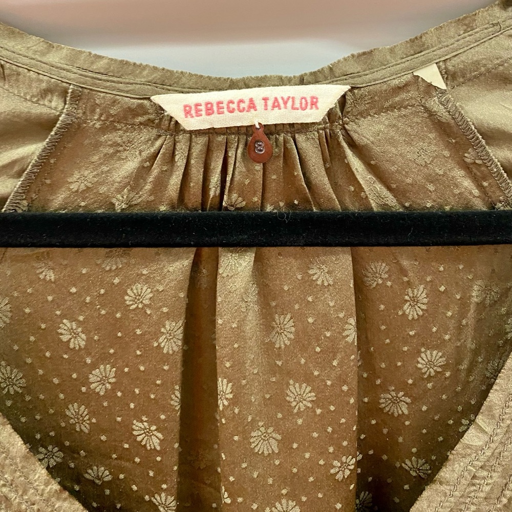 REBECCA TAYLOR SILK TUNIC DRESS - Picture 9 of 11